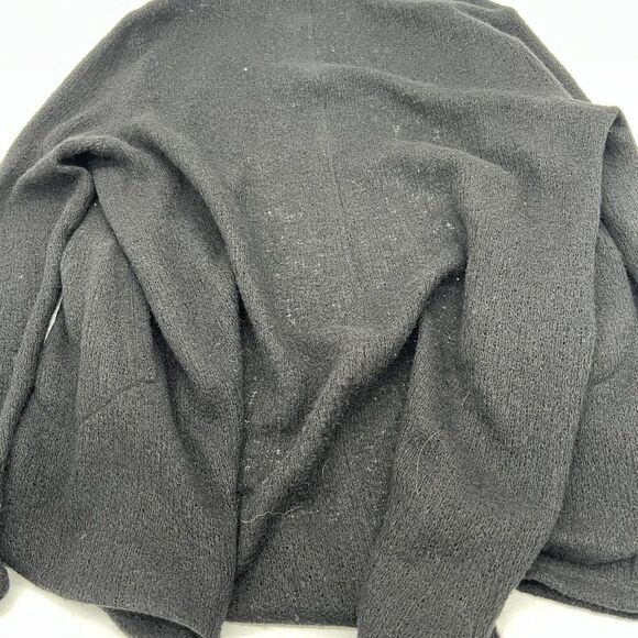 Jack Rogers Black Large Open Cardigan loose knit - Picture 5 of 5